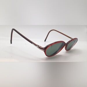 Lauren Hutton L083 Burgundy Oval Sunglasses Frames Only